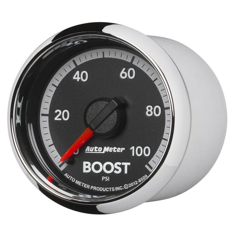 Autometer Gen4 Dodge Factory Match 52.4mm Mechanical 0-100 PSI Boost Gauge AutoMeter ATM8509