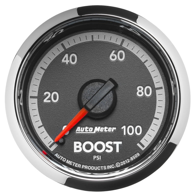 Autometer Gen4 Dodge Factory Match 52.4mm Mechanical 0-100 PSI Boost Gauge AutoMeter ATM8509