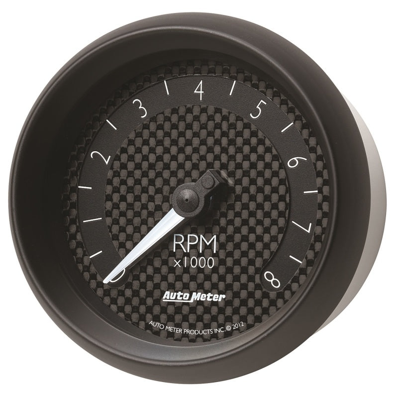 Autometer GT Series 3-3/8in In Dash 8K RPM Tachometer AutoMeter ATM8097