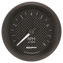 Load image into Gallery viewer, Autometer GT Series 3-3/8in In Dash 8K RPM Tachometer AutoMeter ATM8097
