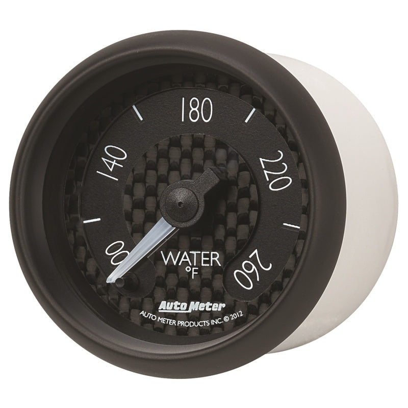 Autometer GT Series 52mm Full Sweep Electronic 100-260 Deg F Water Temperature Gauge AutoMeter ATM8055
