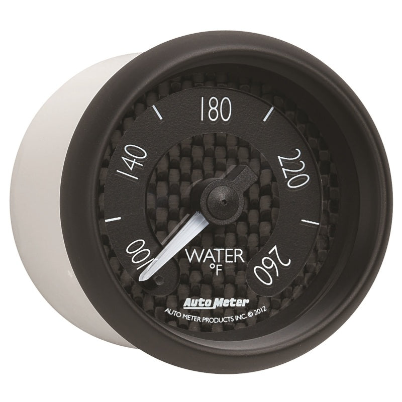 Autometer GT Series 52mm Full Sweep Electronic 100-260 Deg F Water Temperature Gauge AutoMeter ATM8055