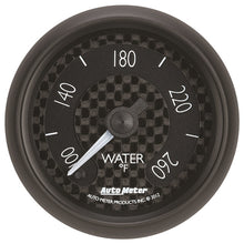 Load image into Gallery viewer, Autometer GT Series 52mm Full Sweep Electronic 100-260 Deg F Water Temperature Gauge AutoMeter ATM8055