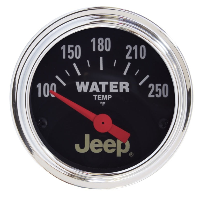 Autometer Jeep 52mm 100-250 Deg F Short Sweep Electronic Water Temperature Gauge - Black Ops Auto Works