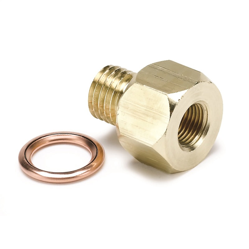 Autometer Metric Electric Temperature or Pressure Adapter - 1/8in NPT to M12x1.5 - Black Ops Auto Works