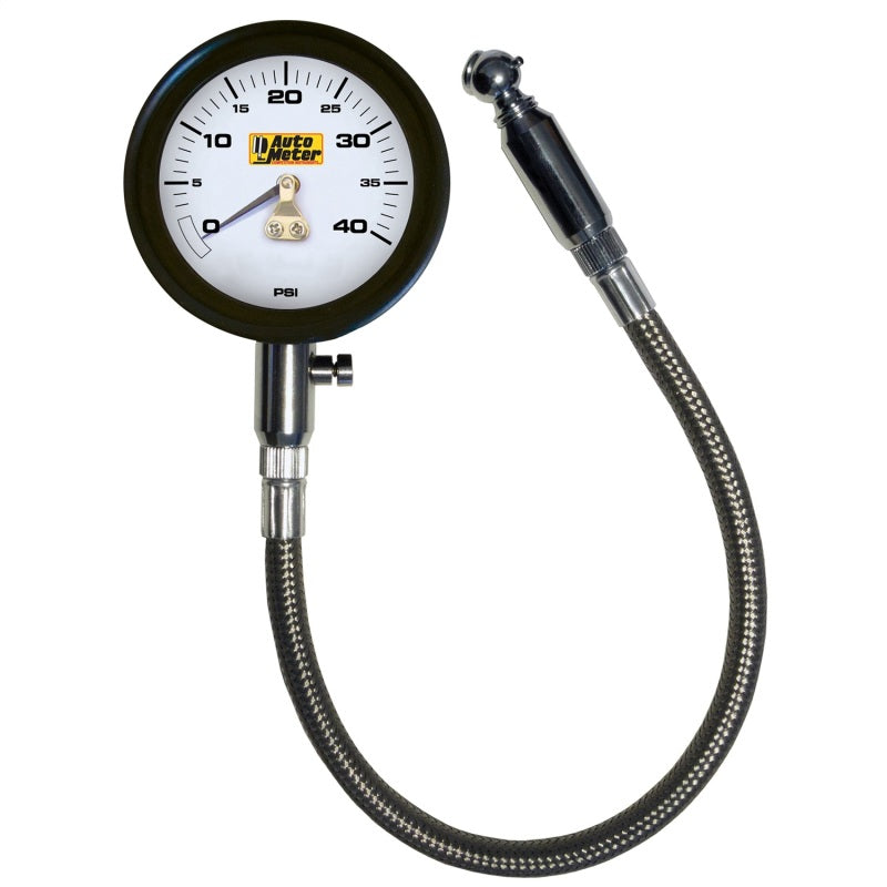 Autometer NASCAR Performance 40PSI Lo-Pressure Tire Pressure Gauge - Black Ops Auto Works
