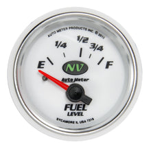 Load image into Gallery viewer, Autometer NV Gauge Fuel Level 2 1/16in 16e To 158f Elec NV AutoMeter ATM7318