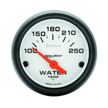 Load image into Gallery viewer, Autometer Phantom 52mm 100-250 Deg F Electronic Water Temp Gauge - Black Ops Auto Works