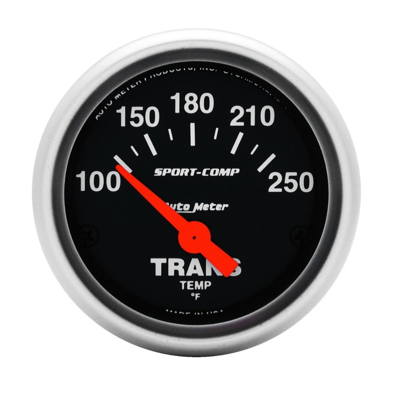 Autometer Sport Comp 100-250 F Trans Temp Gauge - Black Ops Auto Works