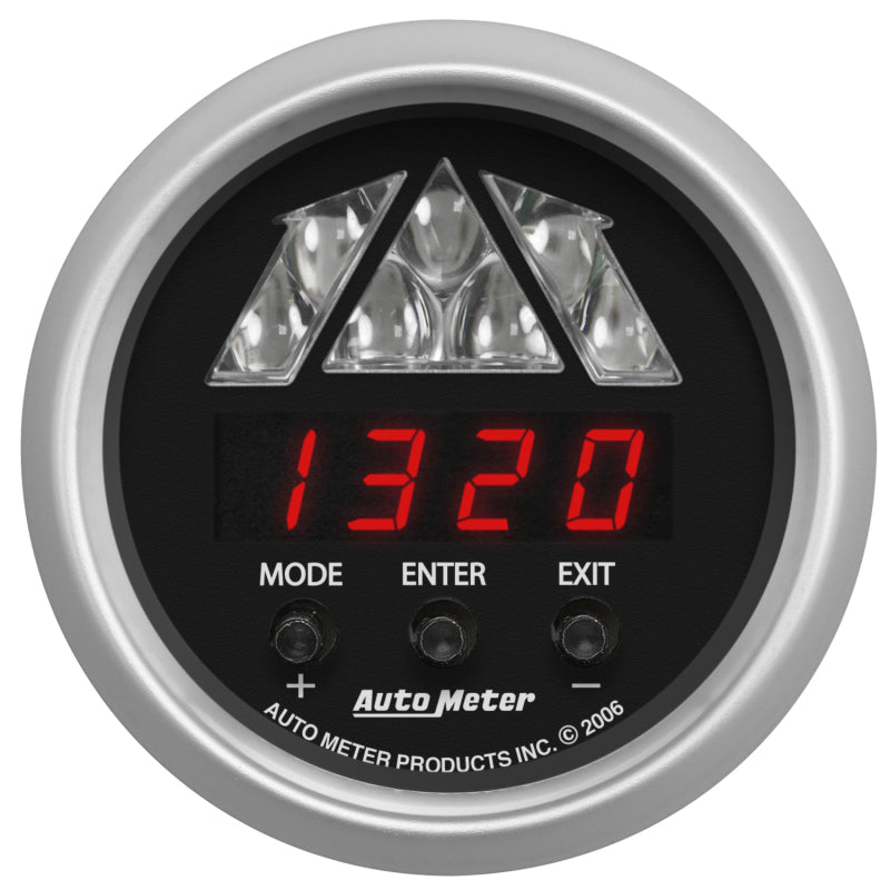 Autometer Sport-Comp 52mm 0-15k RPM Digital Pro Shift System Shift Light Level 1 - Black Ops Auto Works