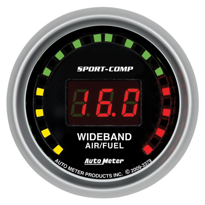 Autometer Sport-Comp 52mm Digital Wideband Air/Fuel Ratio Street Gauge - Black Ops Auto Works