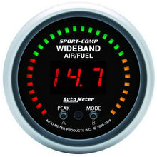 Load image into Gallery viewer, Autometer Sport-Comp 52mm Wideband Air/Fuel Gauge - Black Ops Auto Works