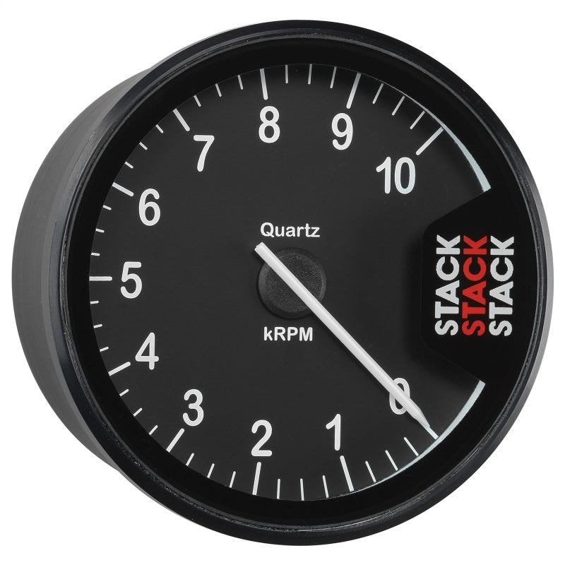 Autometer Stack Clubman Tachometer 80mm 0-10K RPM - Black - Black Ops Auto Works