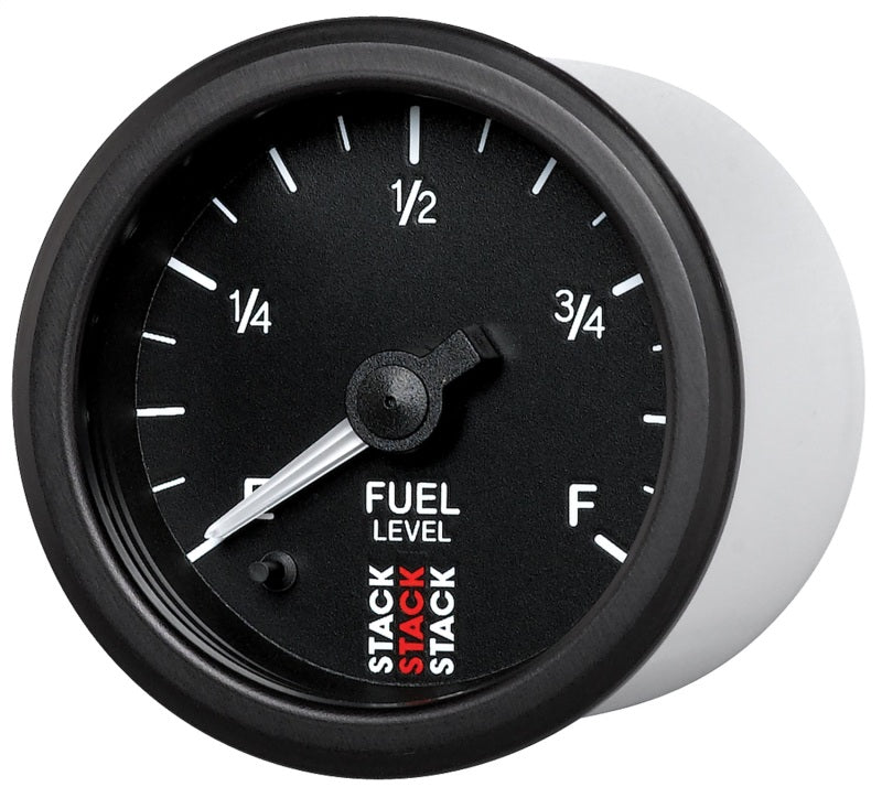 Autometer Stack Instruments 52mm 0-280 Ohm Programmable Pro Stepper Motor Fuel Level Gauge - Black - Black Ops Auto Works