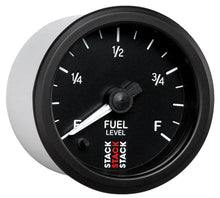 Load image into Gallery viewer, Autometer Stack Instruments 52mm 0-280 Ohm Programmable Pro Stepper Motor Fuel Level Gauge - Black - Black Ops Auto Works