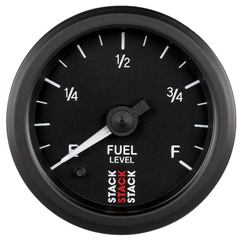 Autometer Stack Instruments 52mm 0-280 Ohm Programmable Pro Stepper Motor Fuel Level Gauge - Black - Black Ops Auto Works