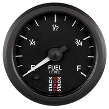 Load image into Gallery viewer, Autometer Stack Instruments 52mm 0-280 Ohm Programmable Pro Stepper Motor Fuel Level Gauge - Black - Black Ops Auto Works