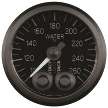 Load image into Gallery viewer, Autometer Stack Pro Control 52mm 100-260 deg F Water Temp Gauge - Black (1/8in NPTF Male) - Black Ops Auto Works