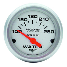 Load image into Gallery viewer, Autometer Ultra-Lite 52mm 100-250 Deg F Short Sweep ElectricWater Temp Gauge - Black Ops Auto Works