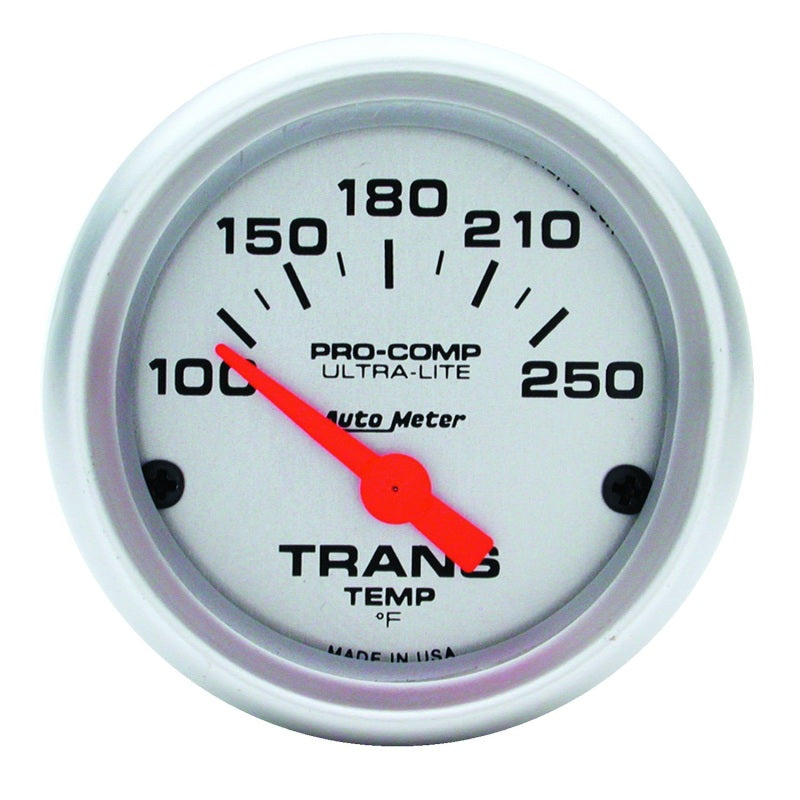 Autometer Ultra-Lite 52mm  100-250 Degree F Mechanical Transmission Temperature Gauge - Black Ops Auto Works