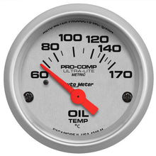Load image into Gallery viewer, Autometer Ultra-Lite 52mm 60-170 Deg C Electronic Oil Temperature Gauge-Gauges-AutoMeter-46074134005-