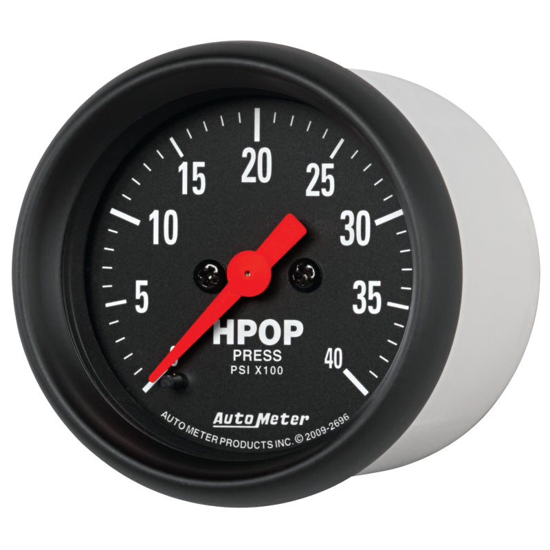 Autometer Z Series 2-1/16in 4K PSI High Pressure Oil Pump Gauge w/ Digital Stepper Motor - Black Ops Auto Works