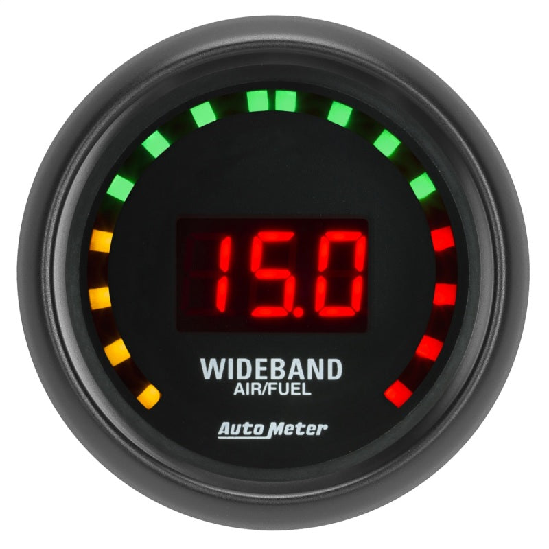 Autometer Z-Series 2-1/16in. 10:1-17:1 AFR Digital Street Air/Fuel Ratio Gauge - Black Ops Auto Works