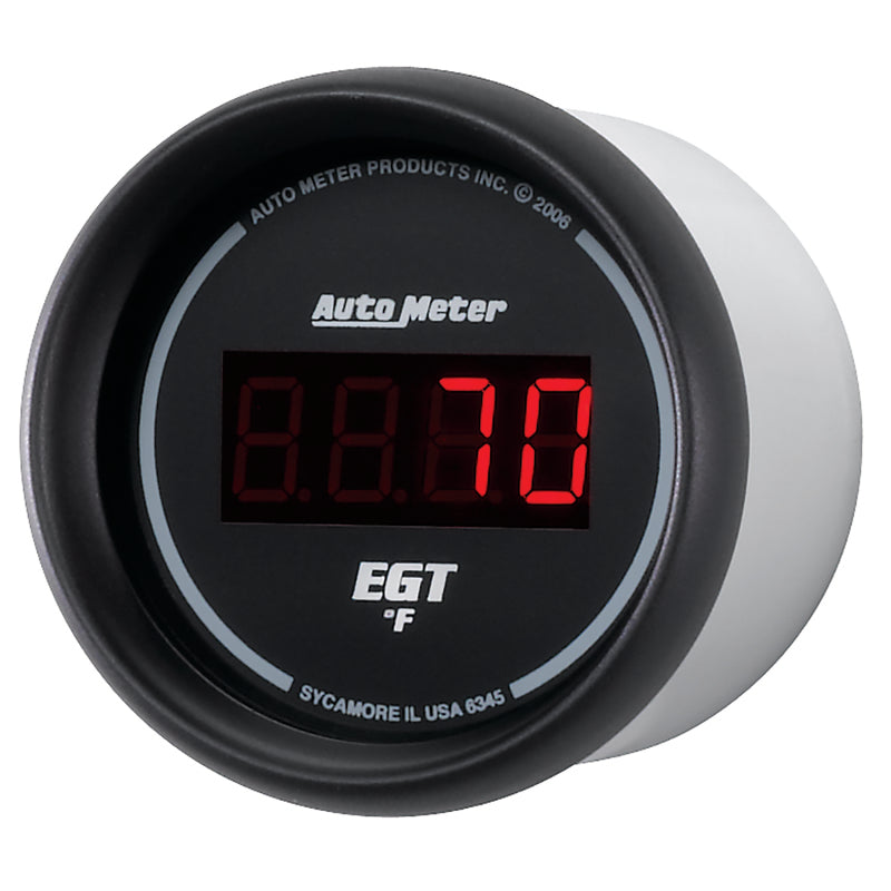 Autometer Z Series 52mm 0-2000 Deg F Digital EGT/Pyrometer Gauge - Black Ops Auto Works