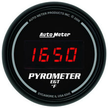 Load image into Gallery viewer, Autometer Z Series 52mm 0-2000 Deg F Digital EGT/Pyrometer Gauge - Black Ops Auto Works