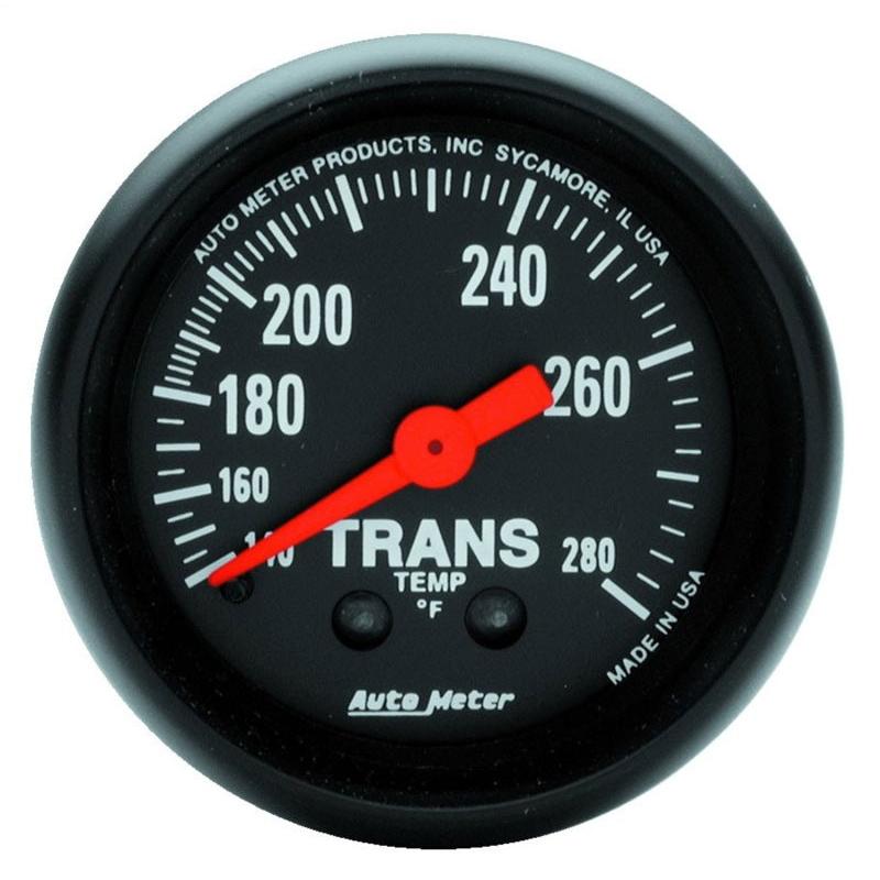 Autometer Z Series 52mm 140-280 Degrees F Mechanical Transimission Temperature Gauge AutoMeter ATM2615