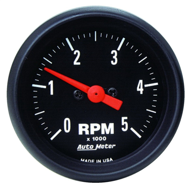 Autometer Z-Series 52mm 5000RPM In-Dash Tachometer - Black Ops Auto Works