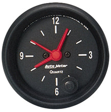 Load image into Gallery viewer, Autometer Z Series 52mm Electric Clock - Black Ops Auto Works