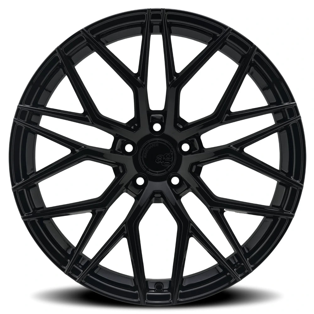 Avant Garde M520R 20x10.5 +45 5x114.3mm 73.1mm Gloss Black - Avant Garde M520R-GB514201545