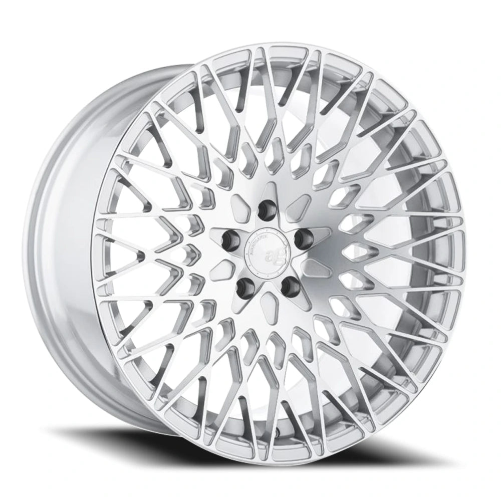 Avant Garde M540 20x10 +35 5x112mm 66.6mm Silver Machined Spoke Faces - Avant Garde M540-GSM512201035
