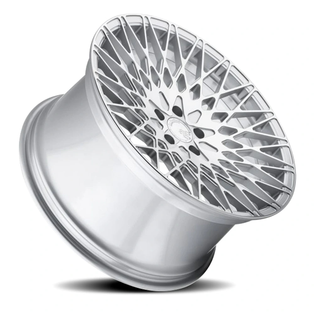 Avant Garde M540 20x9 +32 5x112mm 66.6mm Silver Machined Spoke Faces - Avant Garde M540-GSM512209032