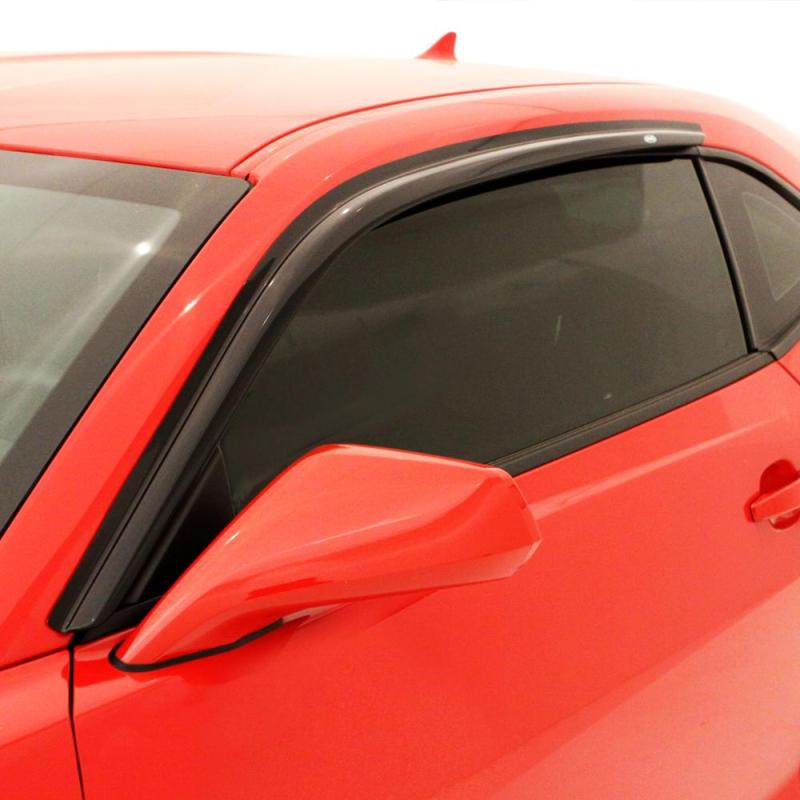 AVS 00-05 Toyota Echo Coupe Ventvisor Outside Mount Window Deflectors 2pc - Smoke-AVS-AVS92331