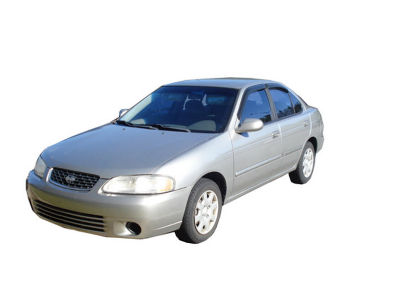 AVS 00-06 Nissan Sentra Ventvisor Outside Mount Window Deflectors 4pc - Smoke-AVS-AVS94227