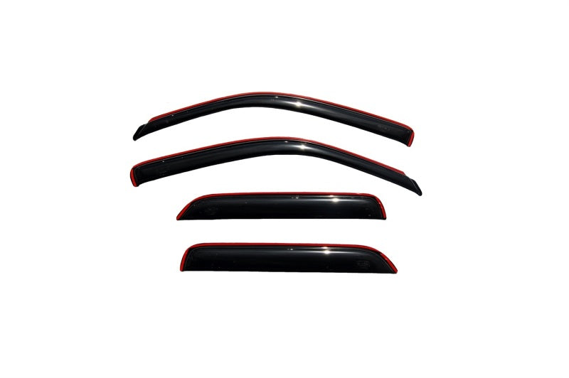 AVS 01-07 Ford Escape Ventvisor In-Channel Front & Rear Window Deflectors 4pc - Smoke-AVS-AVS194059