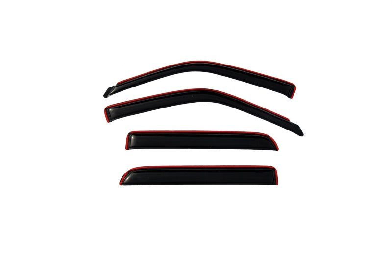AVS 02-03 Lincoln Blackwood Ventvisor In-Channel Front & Rear Window Deflectors 4pc - Smoke-AVS-AVS194949