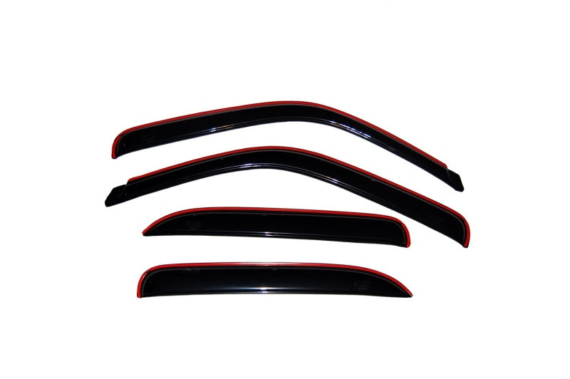 AVS 02-06 Cadillac Escalade Ventvisor In-Channel Front & Rear Window Deflectors 4pc - Smoke-AVS-AVS194304