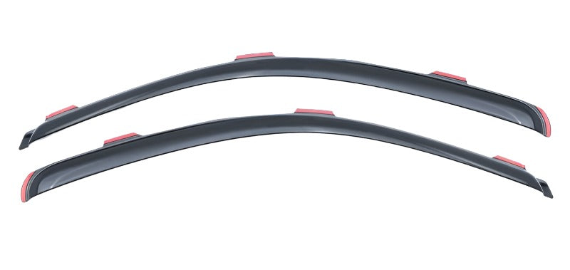 AVS 02-08 Dodge RAM 1500 Standard Cab Ventvisor In-Channel Window Deflectors 2pc - Smoke-AVS-AVS192607