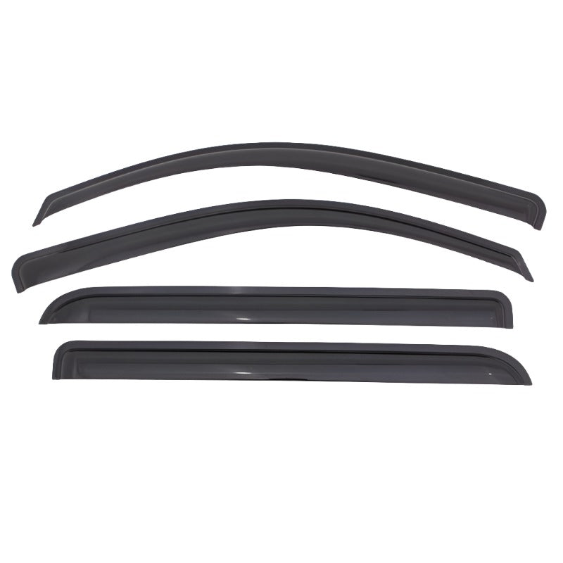 AVS 02-09 Chevy Trailblazer Ventvisor Outside Mount Window Deflectors 4pc - Smoke-AVS-AVS94733