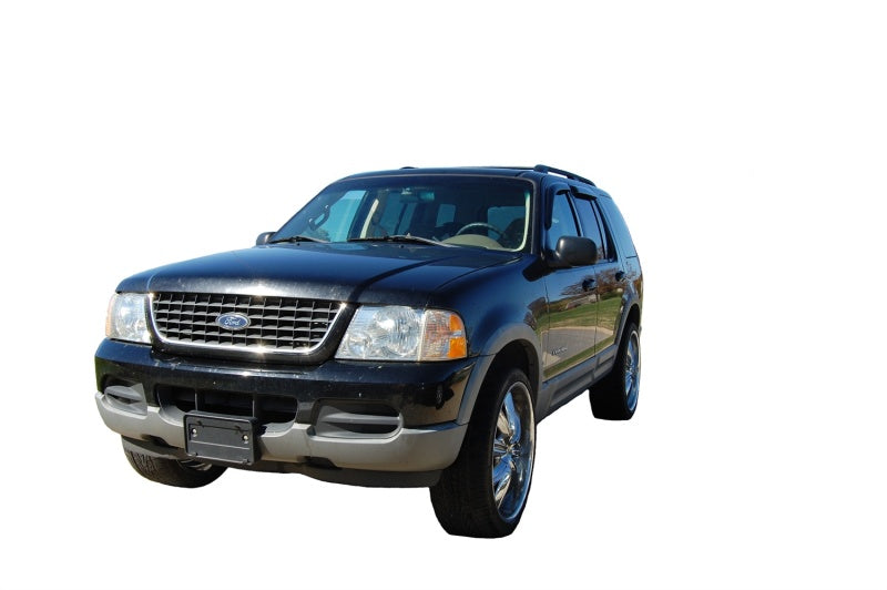 AVS 02-10 Ford Explorer (4 Door) Ventvisor Outside Mount Window Deflectors 4pc - Smoke-AVS-AVS94819