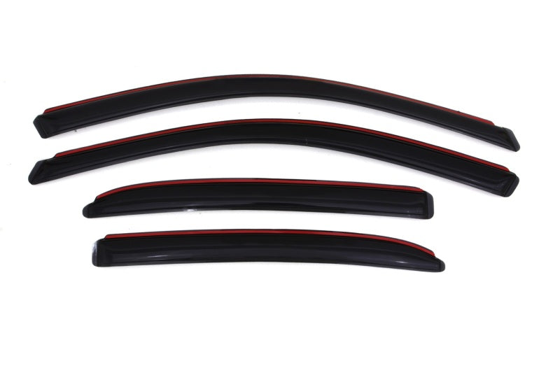 AVS 03-07 Honda Accord Ventvisor In-Channel Front & Rear Window Deflectors 4pc - Smoke-AVS-AVS194943