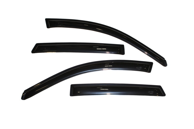AVS 03-08 Pontiac Vibe Ventvisor Outside Mount Window Deflectors 4pc - Smoke-AVS-AVS94455