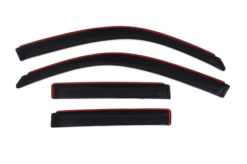 AVS 03-09 Toyota 4Runner Ventvisor In-Channel Front & Rear Window Deflectors 4pc - Smoke-AVS-AVS194924