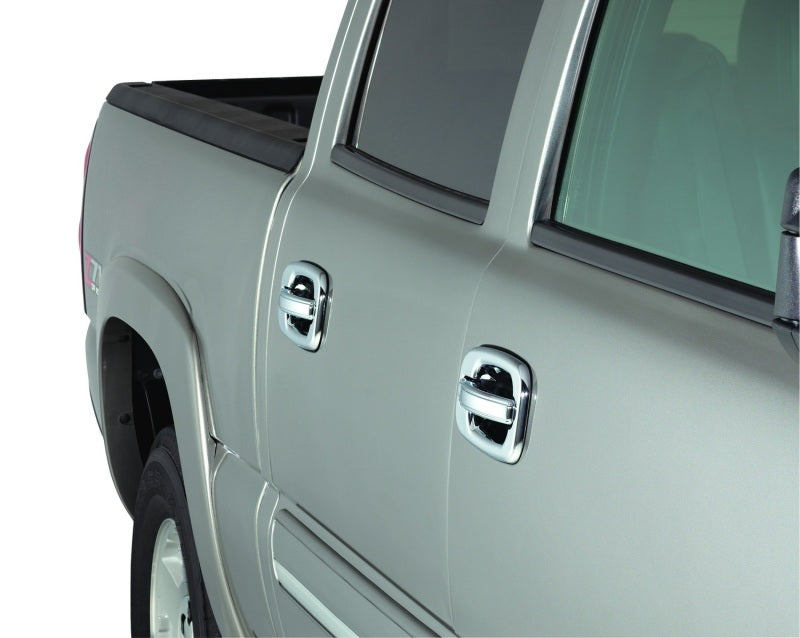 AVS 04-14 Ford F-150 (No Keypad/Passenger Keyhole) Door Handle Covers (4 Door) 8pc Set - Chrome-AVS-AVS685302