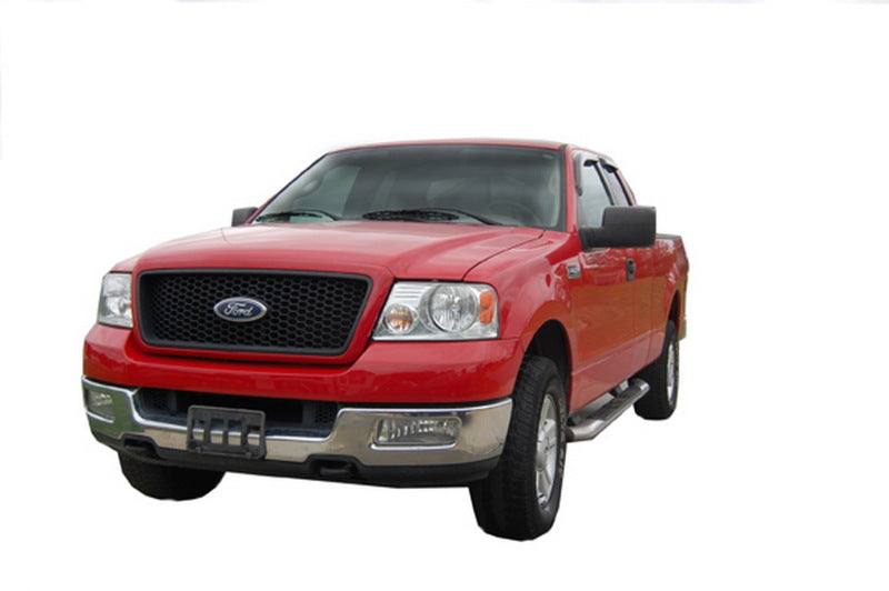 AVS 04-14 Ford F-150 Supercab Ventvisor Outside Mount Window Deflectors 4pc - Smoke-AVS-AVS94738