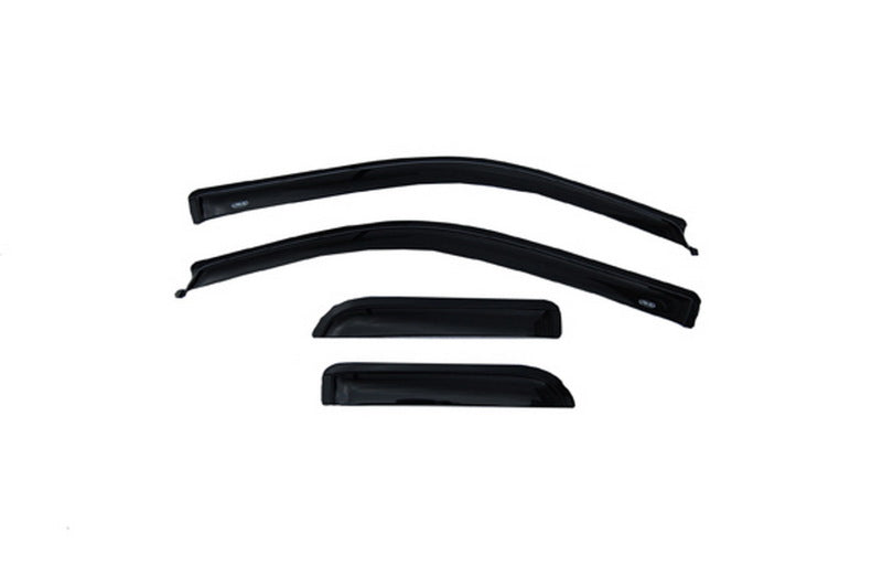 AVS 04-14 Ford F-150 Supercab Ventvisor Outside Mount Window Deflectors 4pc - Smoke-AVS-AVS94738