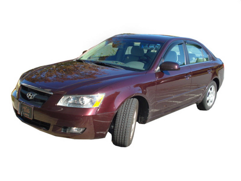 AVS 05-10 Hyundai Sonata (Old Body Style) Ventvisor Outside Mount Window Deflectors 4pc - Smoke-AVS-AVS94206